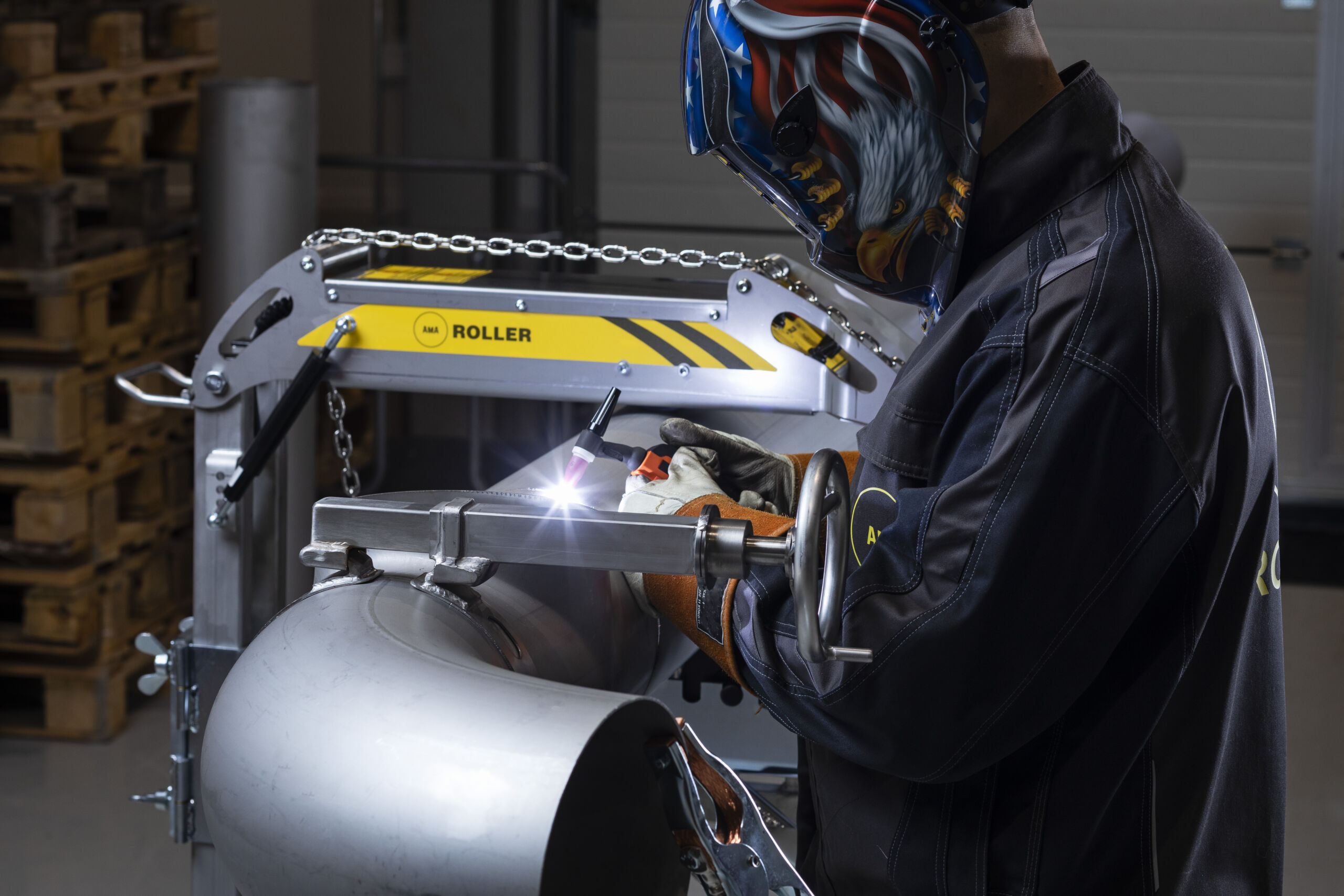 Easy Pipe Rotation for Fast and Accurate Welding | AMA Pipe Tools